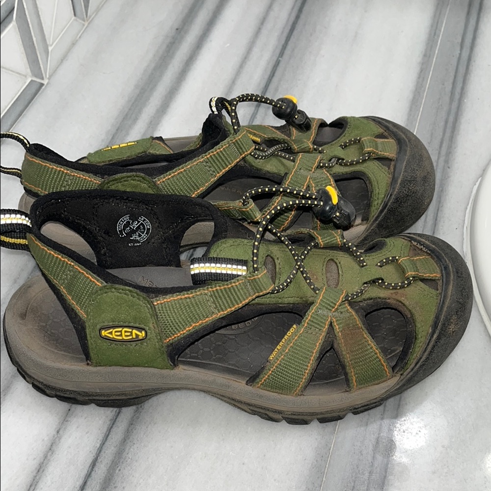 Keen Green and Black Women's Sandals